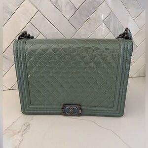 Chanel Boy Bag- Patent Leather
